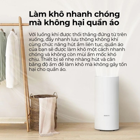 Máy Hút Ẩm Xiaomi 22L Smart Dehumidifier Bình chứa 4.5L  Điều Khiển App Mi Home sấy Quần Áo bảo hành 12 tháng
