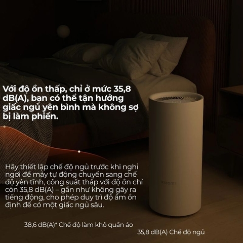 Máy Hút Ẩm Xiaomi 22L Smart Dehumidifier Bình chứa 4.5L  Điều Khiển App Mi Home sấy Quần Áo bảo hành 12 tháng