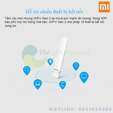 Thiết bị kích sóng Wifi Xiaomi Repeater 2