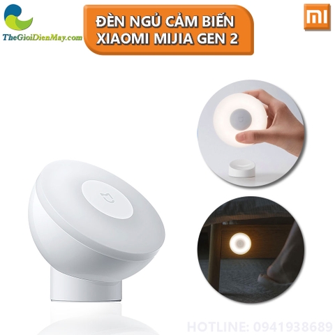 Đèn ngủ cảm biến Xiaomi Mijia gen 2 MJYD02YL dùng pin AA