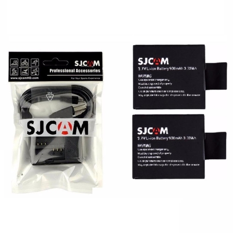 Dock sạc đôi sạc cùng lúc 2 pin cho SJCAM cho SJ8 pro, sj8 air