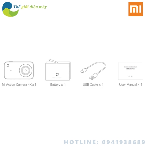 [Bản quốc tế] Camera hành động Xiaomi MI Action 4K