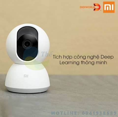 Camera giám sát Xiaomi xoay 360 độ HD [Bản quốc tế]