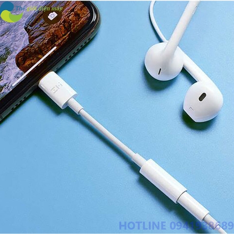 Cáp chuyển đổi Lightning sang 3.5mm Xiaomi ZMI AL810 Lightning to jack 3.5mm Audio chuẩn MFI