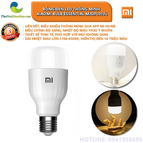[Bản quốc tế] Bóng đèn LED thông minh Xiaomi Bulb Essential MJDPL01YL