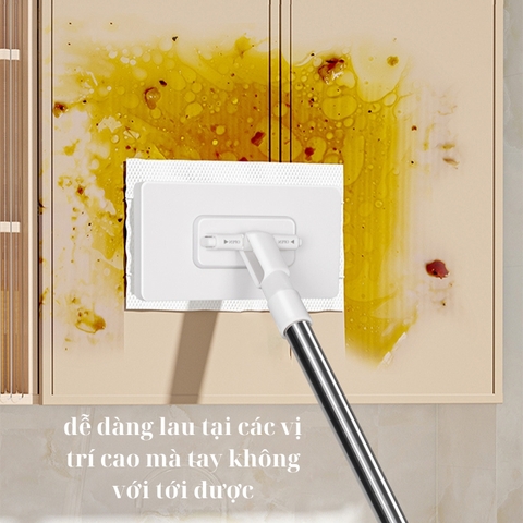 Cây Chổi Lau Nhà Đa Năng Thế Hệ Mới – Phù Hợp Với 99% Giẻ Lau Trên Thị Trường