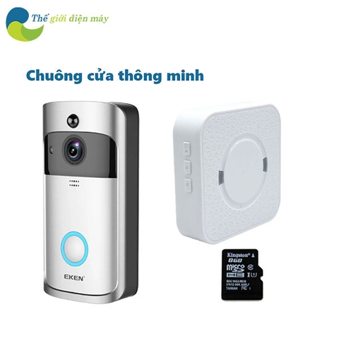 Chuông cửa thông minh chống trộm EKEN hỗ trợ camera