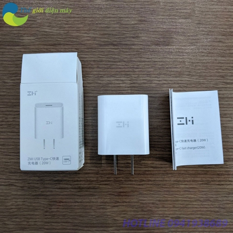 Củ sạc nhanh PD Type C 20W Xiaomi ZMI HA716