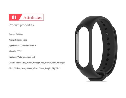 Dây đeo cao su thời trang cho đồng hồ thông minh Xiaomi Miband 3, Mi band 4