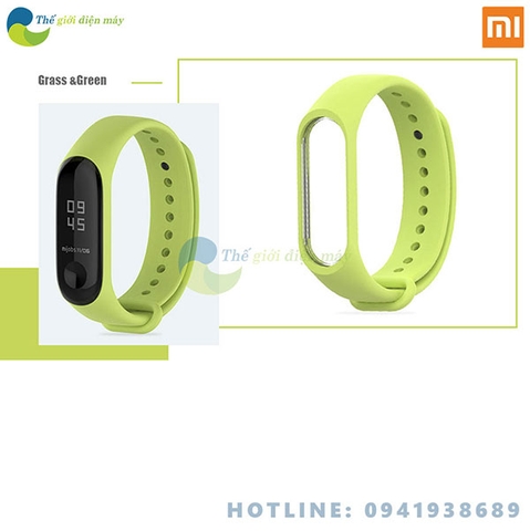 Dây đeo cao su thời trang cho đồng hồ thông minh Xiaomi Miband 3, Mi band 4