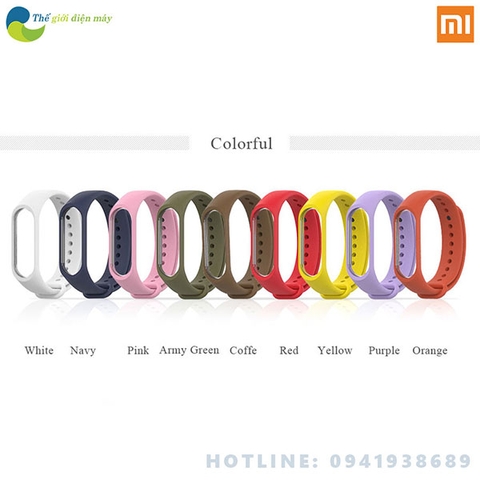 Dây đeo cao su thời trang cho đồng hồ thông minh Xiaomi Miband 3, Mi band 4