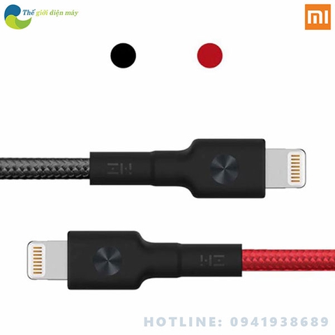 Dây Sạc Xiaomi Lightning ZMI AL803 chân sạc lightning Siêu Bền Bọc Kevlar cho iphone ipad dài 1.1m