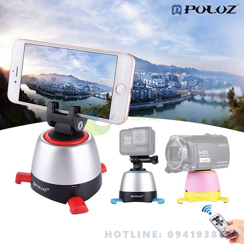 Bộ đế chụp time lapse Puluz góc xoay 360 độ điều khiển từ xa