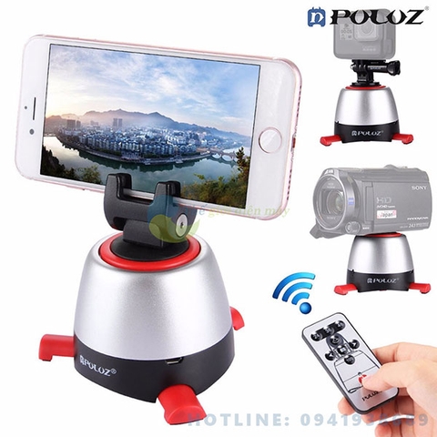 Bộ đế chụp time lapse Puluz góc xoay 360 độ điều khiển từ xa