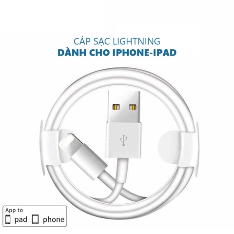 Cáp sạc Lightning dành cho Iphone Ipad