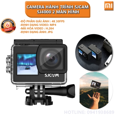 Camera hành động Sjcam SJ4000 2 màn hình