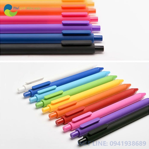 Bộ bút bi 10 màu Kaco Pure ST K1015