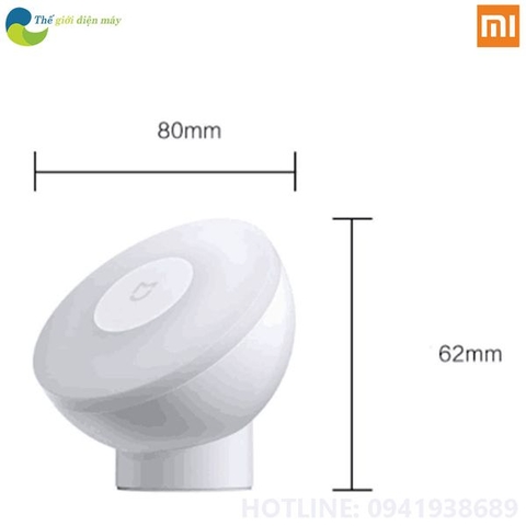 [Bản Quốc Tế] Đèn ngủ cảm biến Xiaomi Mijia gen 2 MJYD02YL dùng pin AA