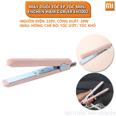 Máy duỗi tóc ép tóc mini Enchen Hair Curler EH1002