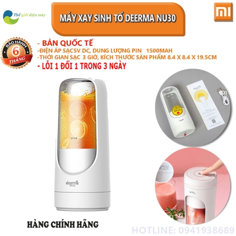 Máy xay sinh tố cầm tay Deerma DEM-NU30