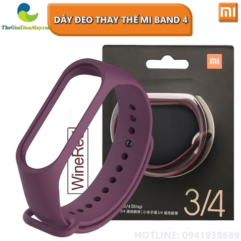 Dây thay thế  Mi band 3/4 - Hàng Nhập Khẩu Chính Hãng