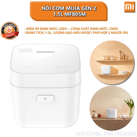 Nồi cơm Mijia gen 2 1.5L MFB05M