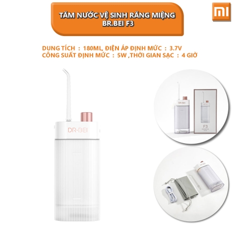 Tăm nước vệ sinh răng miệng Dr.Bei F3