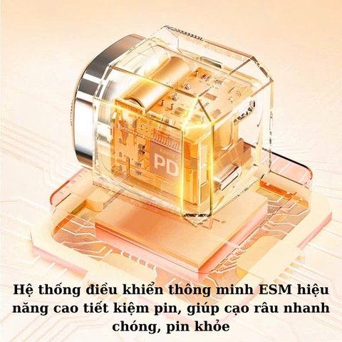 Máy cạo râu Pinjing K9 2 chức năng, nhỏ gọn tiện lợi
