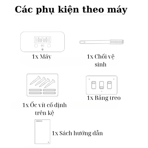 Máy khử trùng rau củ Xiaomi Mijia MJGSQXJ01MG - Sự lựa chọn thông minh cho gia đình bạn