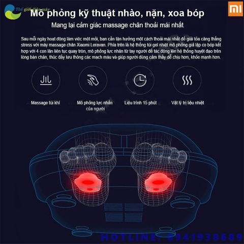 Máy massage chân Xiaomi  Leravan LF-ZJ007