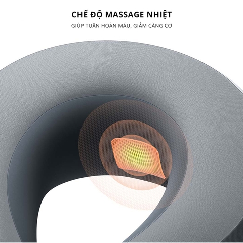 Gối massage cổ thông minh Xiaomi Mijia MJNKAM01SKS chườm ấm