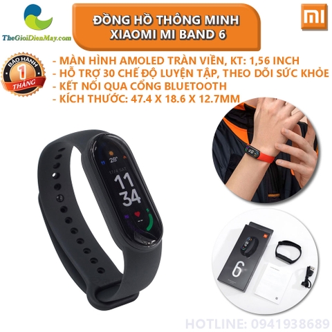 Đồng Hồ Thông Minh Xiaomi MiBand 6