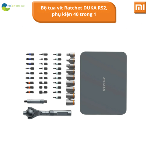 Bộ tua vít Ratchet DUKA RS2, phụ kiện 40 trong 1