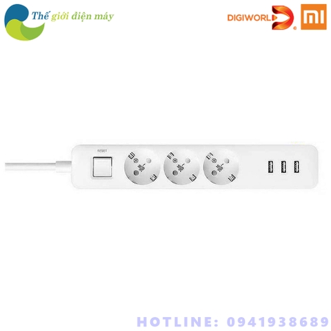 [Bản Quốc Tế] Ổ cắm điện Mi Power Strip - 3OUTLET 3USB