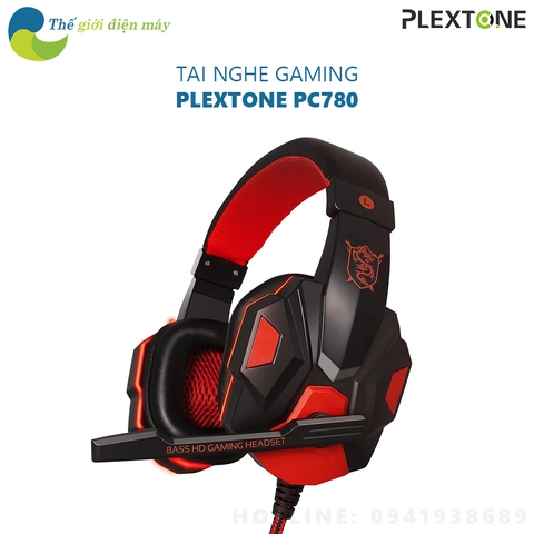 Tai nghe gaming chụp tai Plextone PC780 có mic