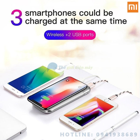 Pin sạc dự phòng không dây Xiaomi PLM11ZM 10000mAh version 2019