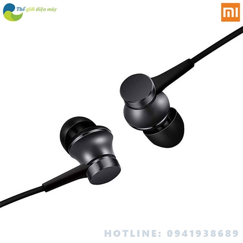 Tai nghe Xiaomi Mi Basic dây 1.1m jack chân 3.5mm có mic vỏ nhôm nguyên khối