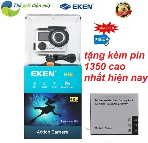 Camera hành động Eken H6S