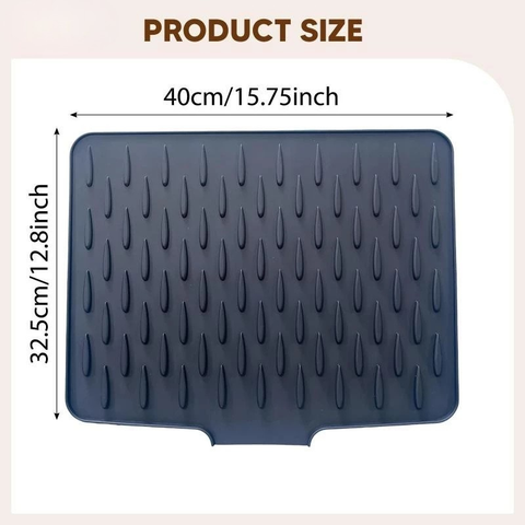 Tấm Silicone Úp Chén Đĩa Ráo Nước Nhanh Khô - Tấm Lót Nồi Chống Trượt Chịu Nhiệt Độ Cao