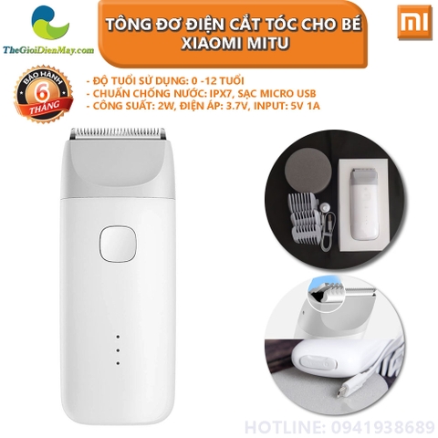 Tông đơ điện cắt tóc cho bé Xiaomi Mitu