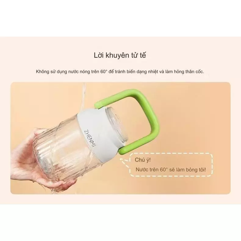 Máy xay sinh tố Zhenmi ZMGZ-J15 1000ml 12 lưỡi xay