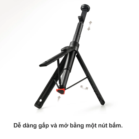 Gậy selfie zoom chụp ảnh Bluetooth Xiaomi Selfie Tripod Stick 1.6m