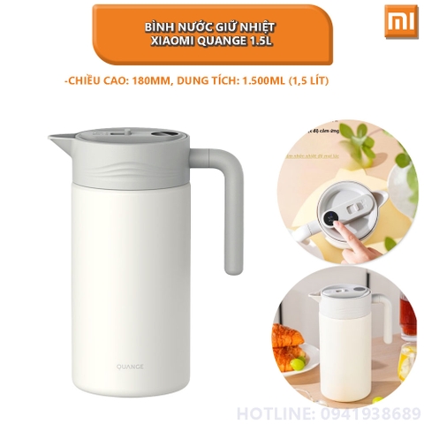 Bình nước giữ nhiệt Xiaomi Quange 1.5L