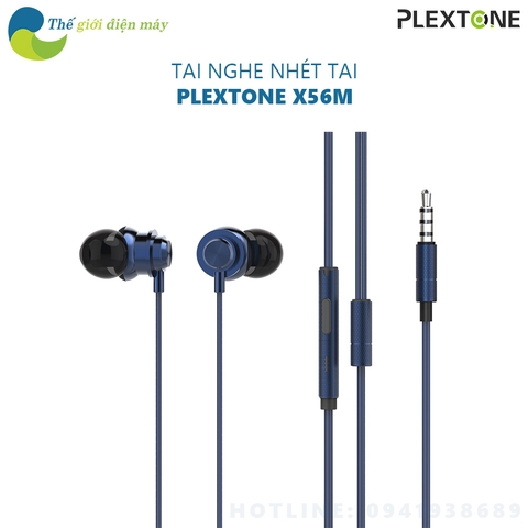 Tai nghe gaming Plextone X56M có mic jack 3.5