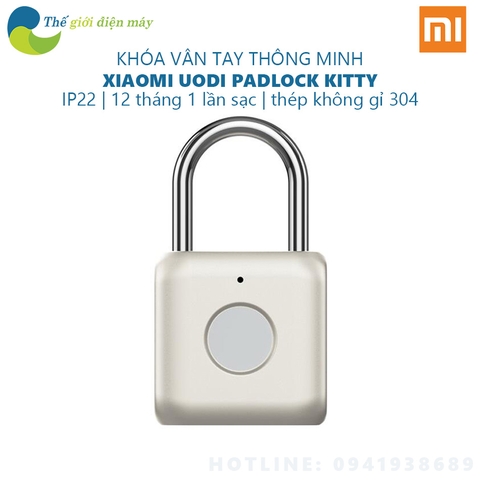 Ổ khóa vân tay Xiaomi Uodi Smart Padlock Kitty