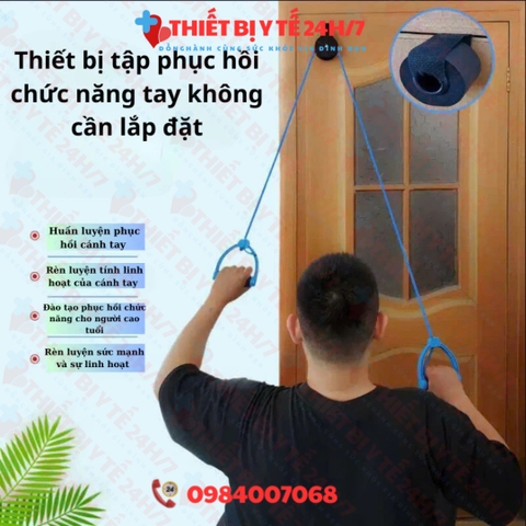 Dụng Cụ Tập Tay Cho Người Tai Biến - Ròng Rọc Kéo Tay Tập Phục Hồi Chức Năng Cho Người Tai Biến
