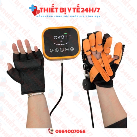 Găng Tay Robot Luyện Tập Phục Hồi Chức Năng Bàn Tay, Ngón Tay - Loại chạy pin tích điện