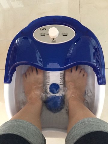Bồn Ngâm Chân Massage Hồng Ngoại Laica PC1301 (Hàng Ý) - Thư Giãn Tự Động Làm Ấm Nước - BH 12 Tháng