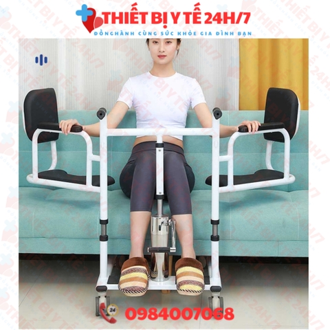 Ghế Nâng Chuyển Bệnh Nhân Có Đệm Ngồi Và Bàn Ăn XC-02