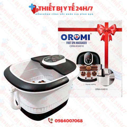 Bồn Ngâm Massage Chân Hồng Ngoại Tự Động Thành Thấp ORM-KW610